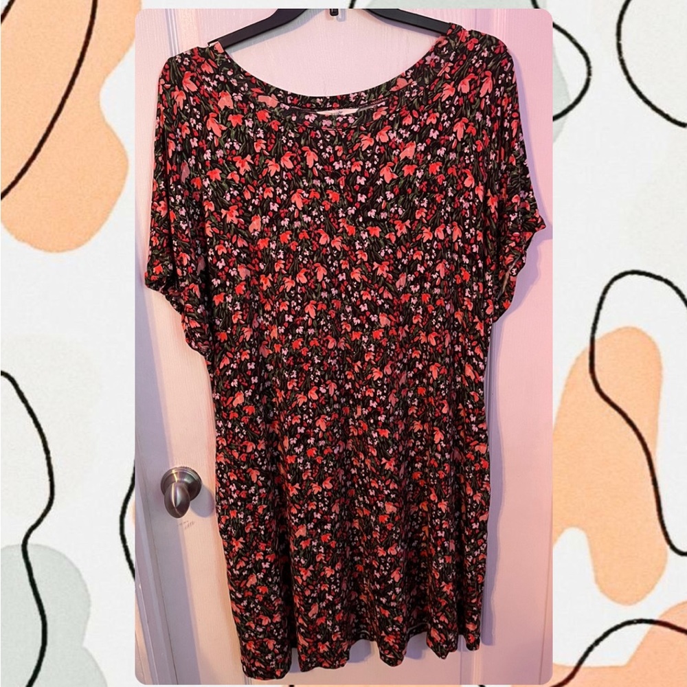 Flower print dress